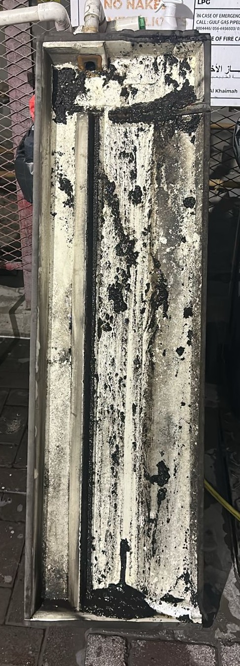 AC coil before deep cleaning